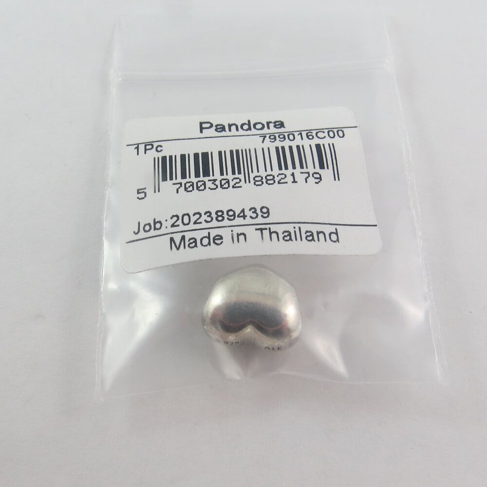 Pandora 20th Anniversary Heart Charm – Sterling Silver, Fits Moments Bracelet